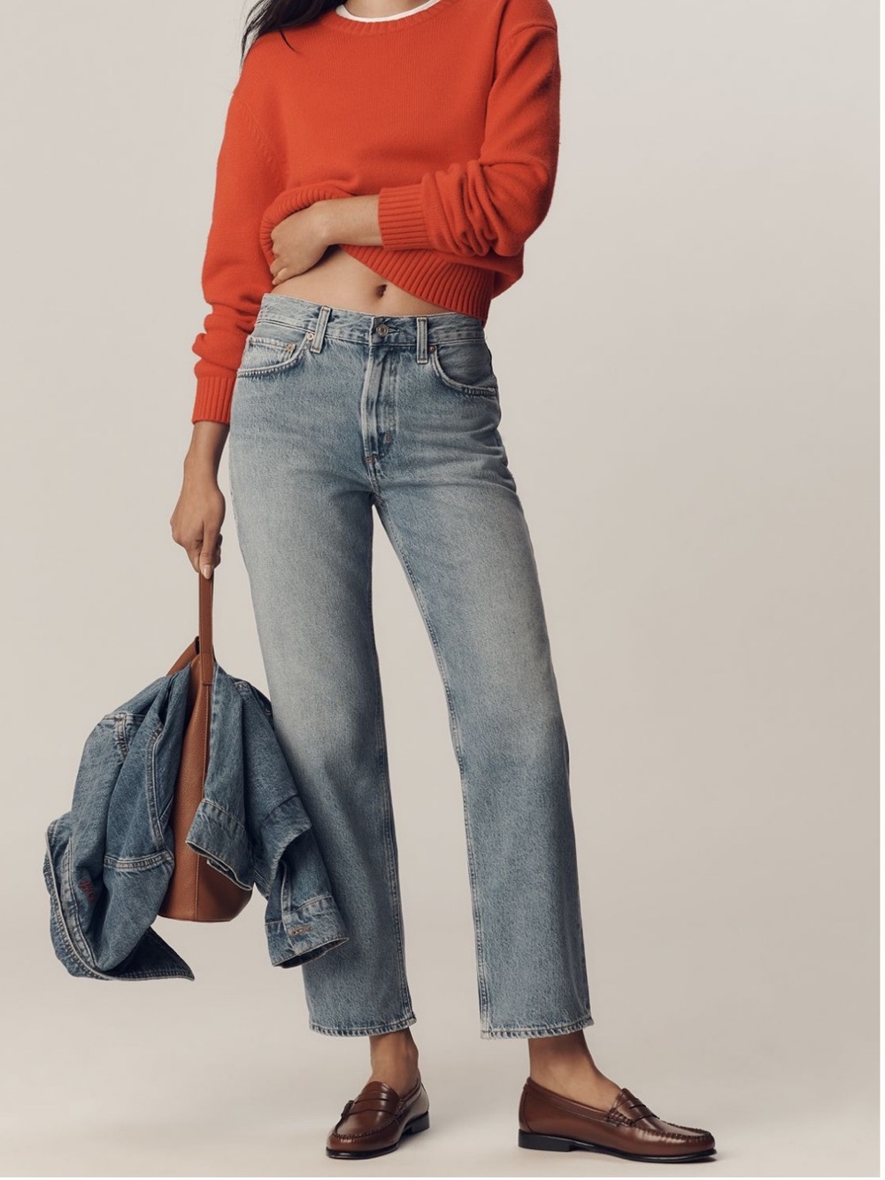 Agolde Women’s Valen Ankle Straight Jeans